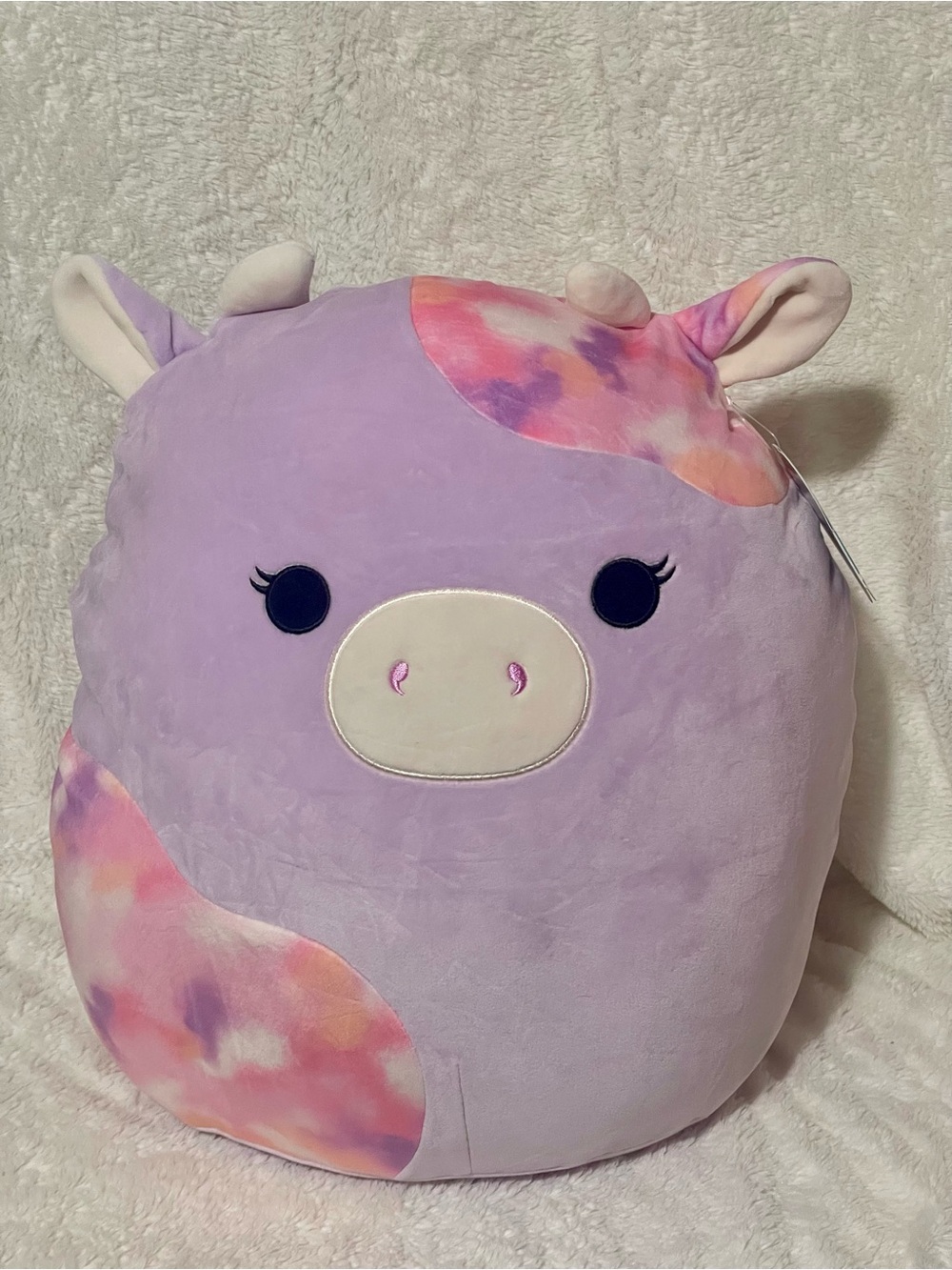 SO Squishmallows Suri Plush in Lavender, Pink and Peach Tie-Dye